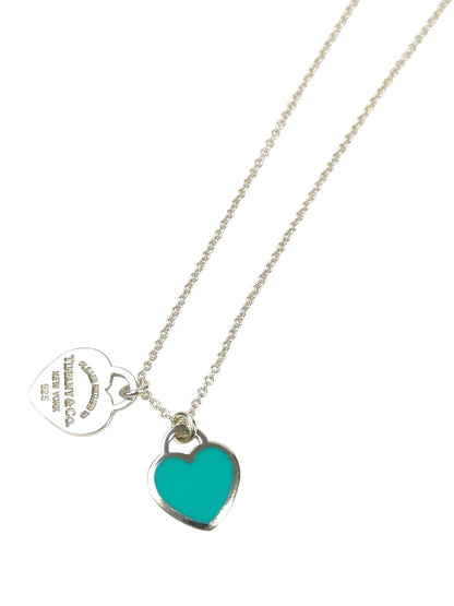 TIFFANY ティファニー リターントゥ ブルーハート ネックレス シルバー 管理番号：11562