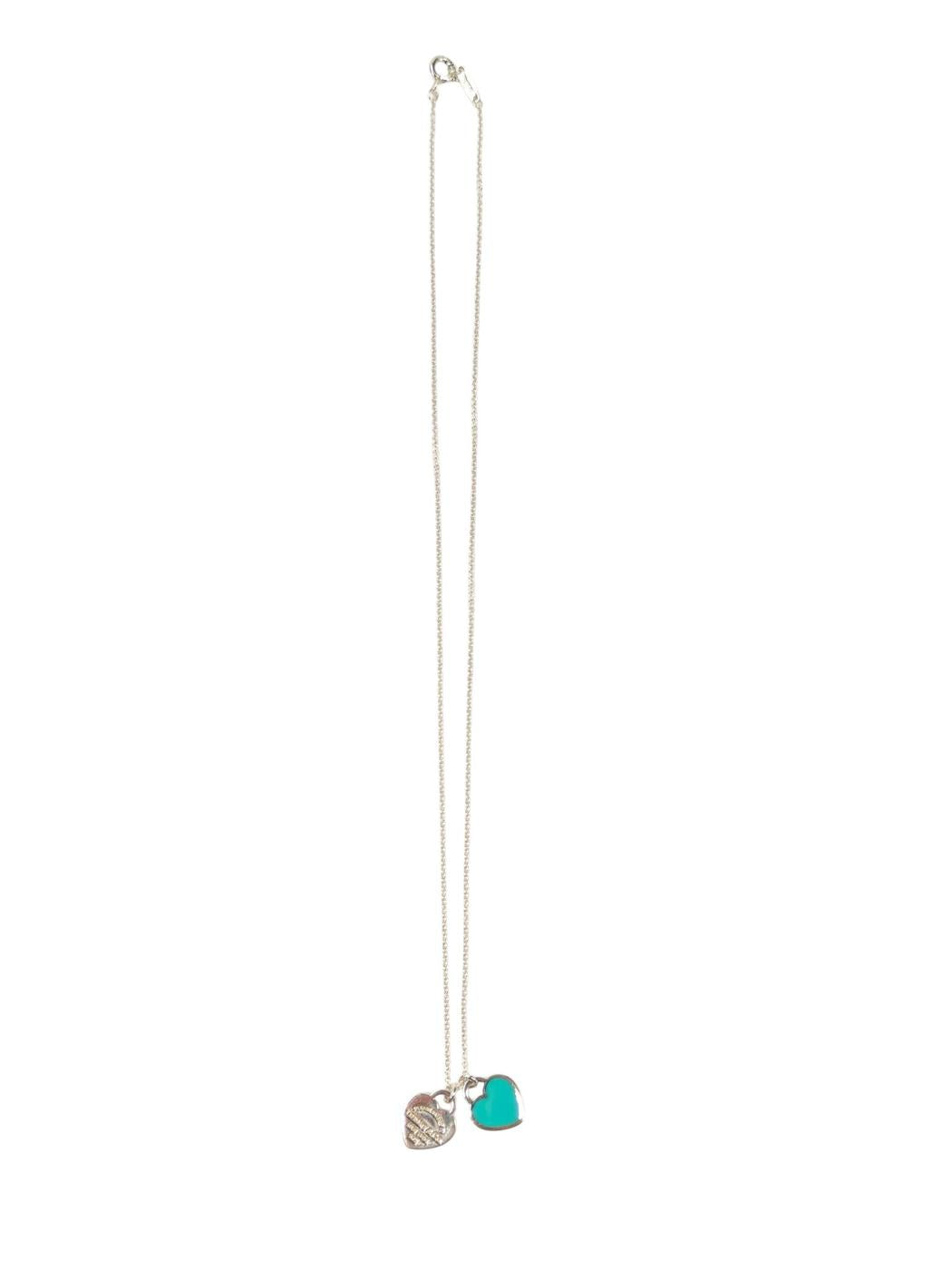 TIFFANY ティファニー リターントゥ ブルーハート ネックレス シルバー 管理番号：11562