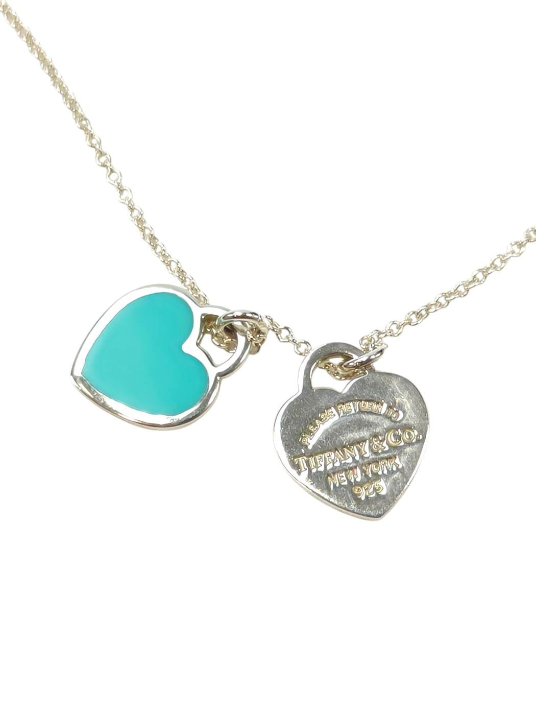 TIFFANY ティファニー リターントゥ ブルーハート ネックレス シルバー 管理番号：11562