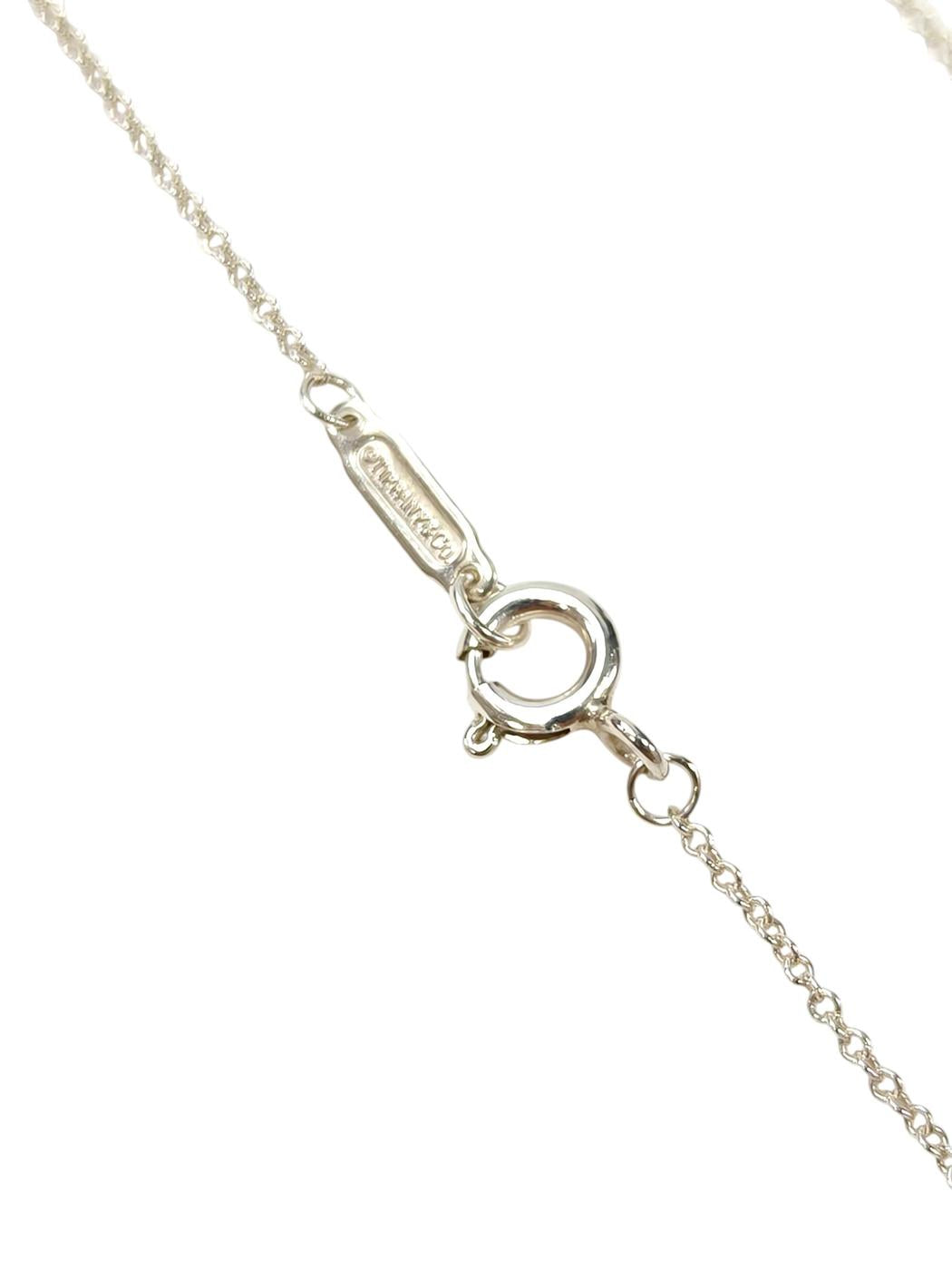 TIFFANY ティファニー リターントゥ ブルーハート ネックレス シルバー 管理番号：11562