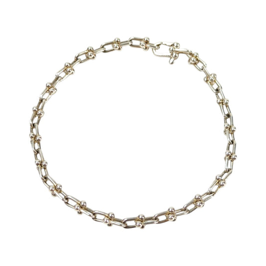 TIFFANY ティファニー ハードウェア マイクロリンク ブレスレット シルバー 管理番号：11599