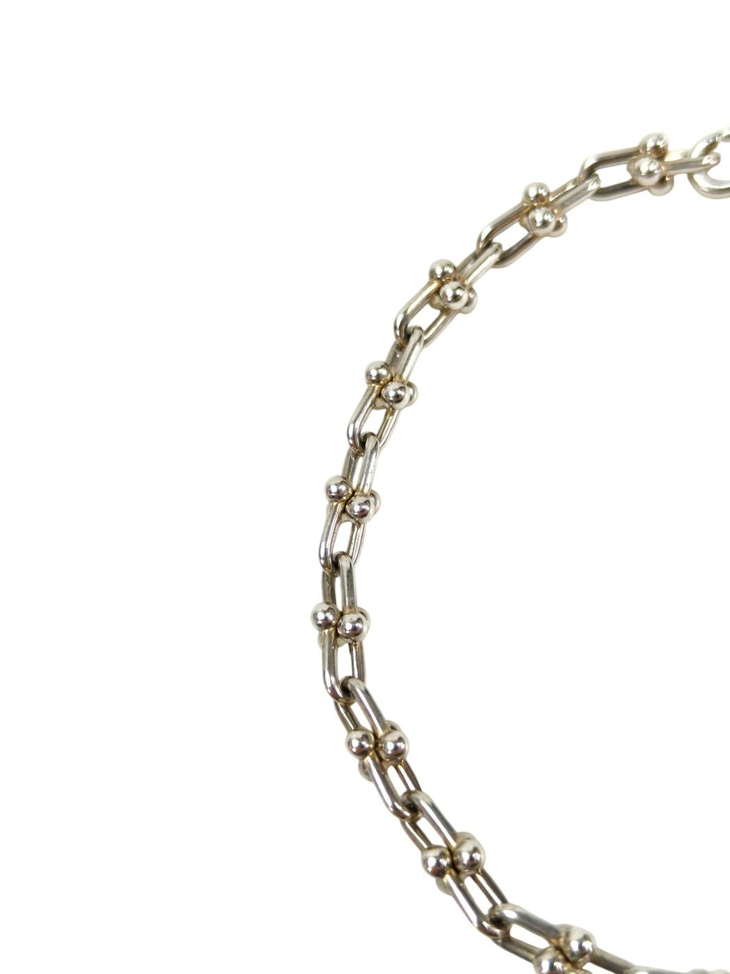 TIFFANY ティファニー ハードウェア マイクロリンク ブレスレット シルバー 管理番号：11599