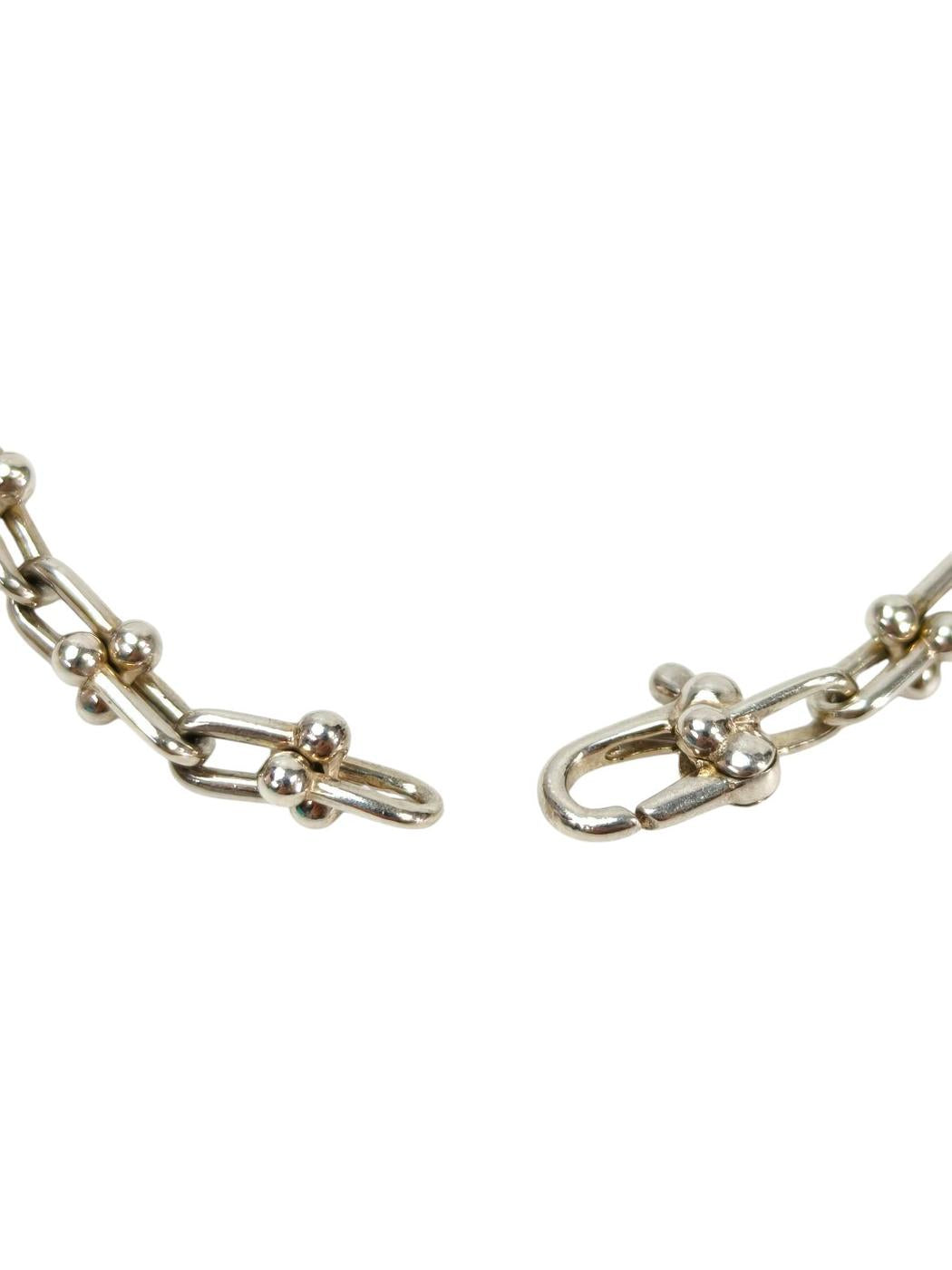 TIFFANY ティファニー ハードウェア マイクロリンク ブレスレット シルバー 管理番号：11599