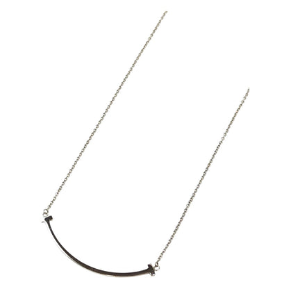 Tiffany & Co. T系列微笑项链（小号），18K白金，长度约40.6～45.7厘米，管理编号：11747