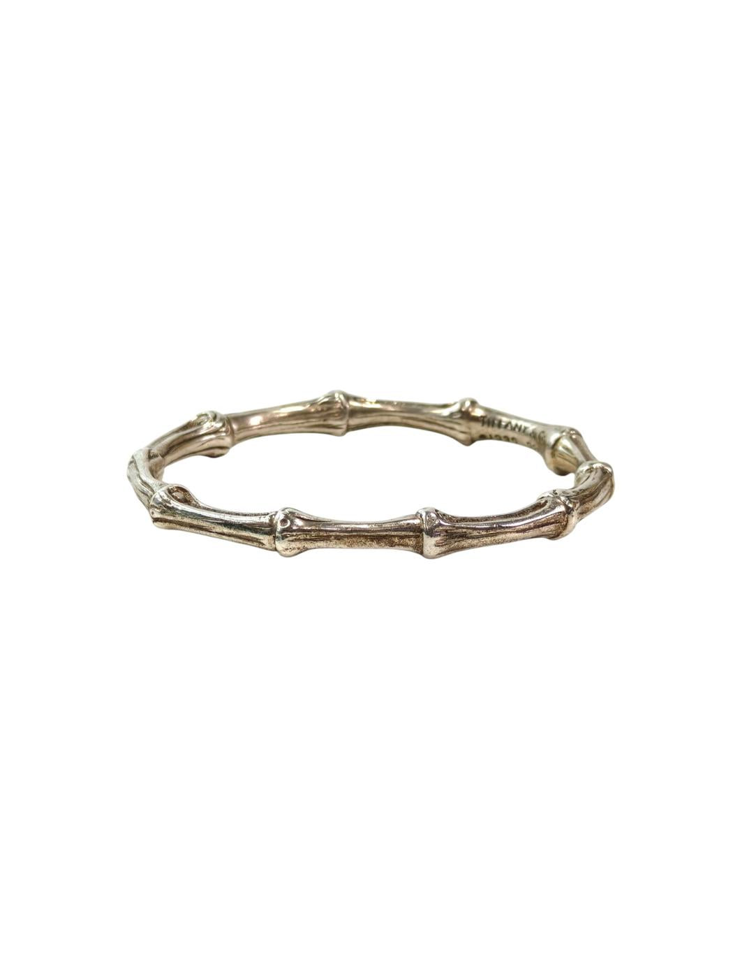 Tiffany＆Co バンブー バングル ブレスレット 銀 1996年 管理番号：11753