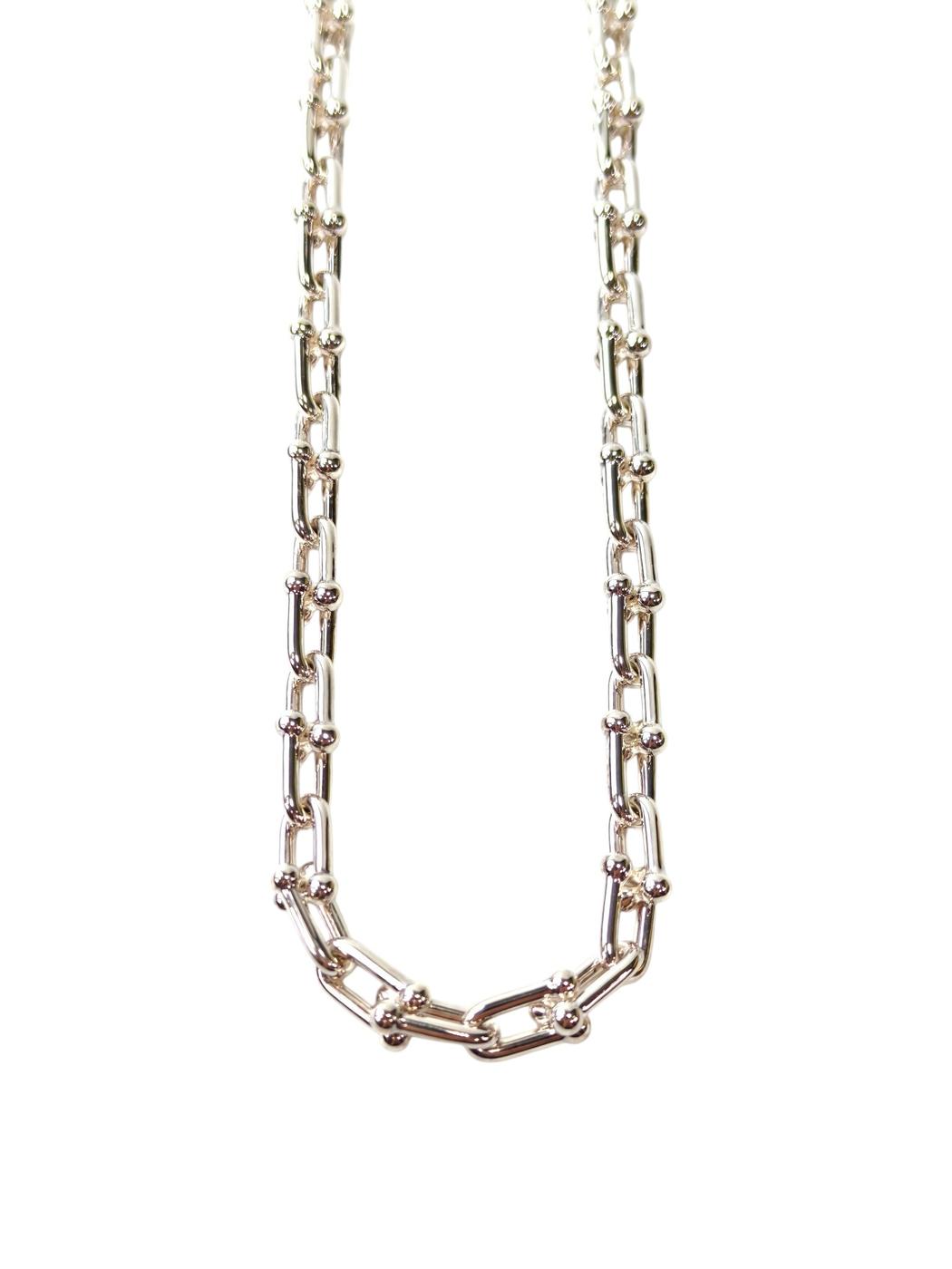 Tiffany & Co. HardWear Small Link Necklace, Ag925 / 42.91g, Silver, Control No.: 11806
