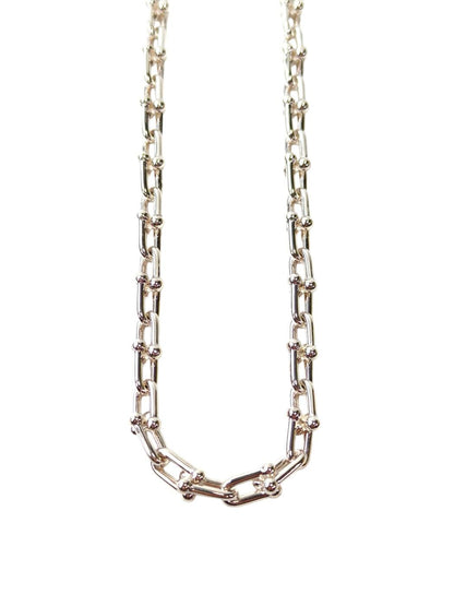 Tiffany & Co. HardWear Small Link Necklace, Ag925 / 42.91g, Silver, Control No.: 11806