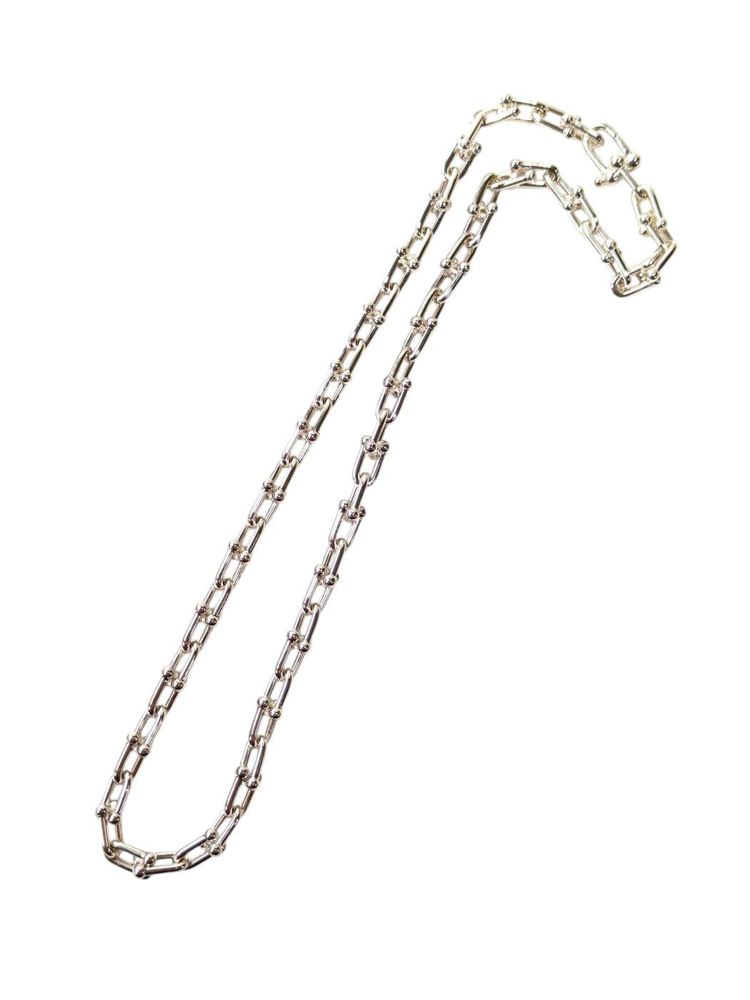 Tiffany & Co. HardWear Small Link Necklace, Ag925 / 42.91g, Silver, Control No.: 11806