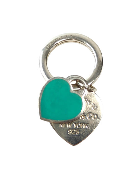 Tiffany & Co. Return to Tiffany Blue Heart Key Ring SV925 Keychain Silver Management Number: 11807