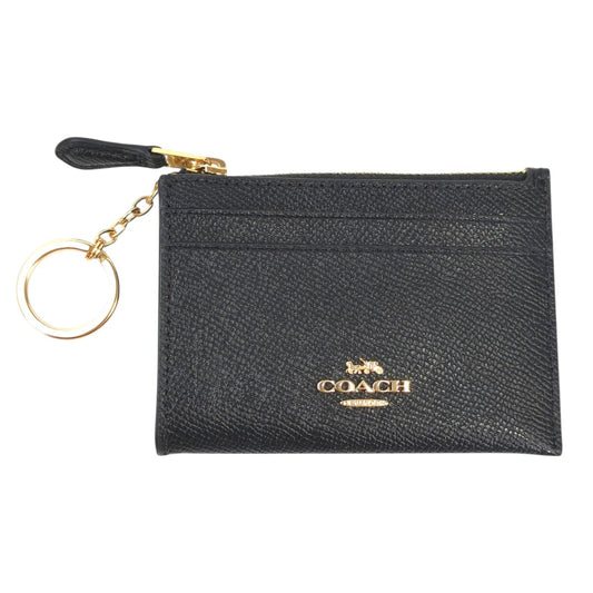 COACH コーチ ロゴ付き カードケース ブラック 管理番号：11621