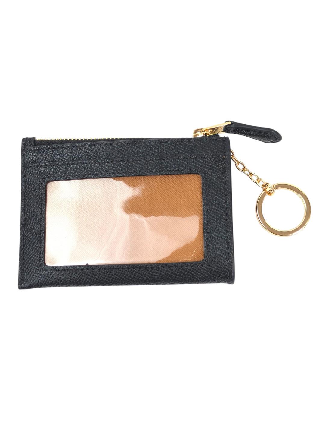 COACH コーチ ロゴ付き カードケース ブラック 管理番号：11621