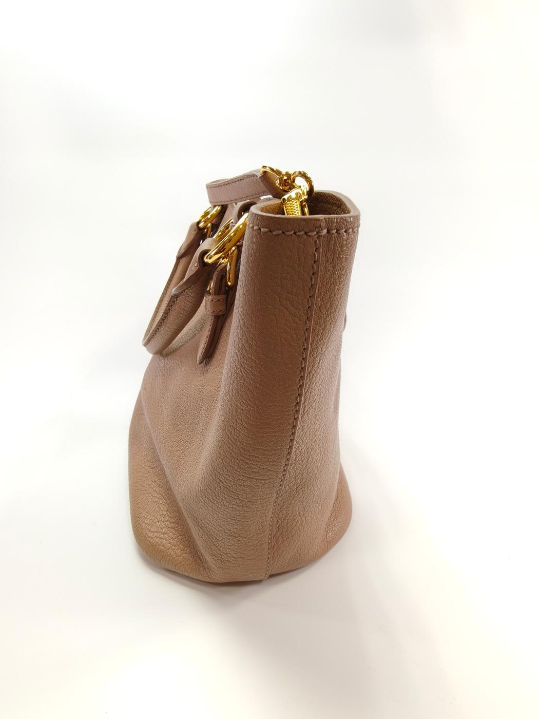 MiuMiu ミュウミュウ 2WAY ハンドバッグ ショルダーバッグ マドラス ベージュ 管理番号：10048