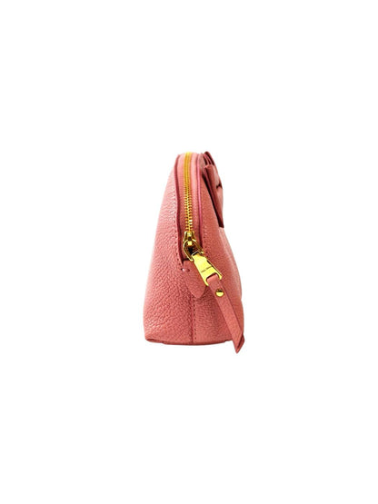 miumiu マドラス オルキデーア ポーチ ピンク 山羊革 レザー レディース イタリア製 管理番号：11756