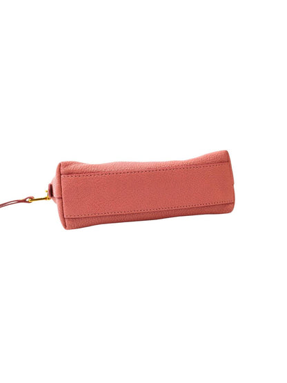 miumiu マドラス オルキデーア ポーチ ピンク 山羊革 レザー レディース イタリア製 管理番号：11756