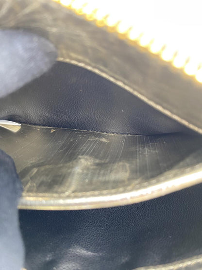 ミュウミュウ クラッチバッグ トラベルポーチ 2way ゴールド 管理番号：8901