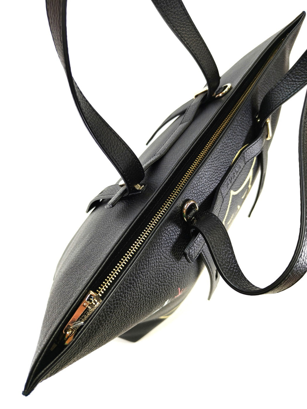 FURLA Giove Letterboy 手提包，日本限定款，黑色，货号：10406