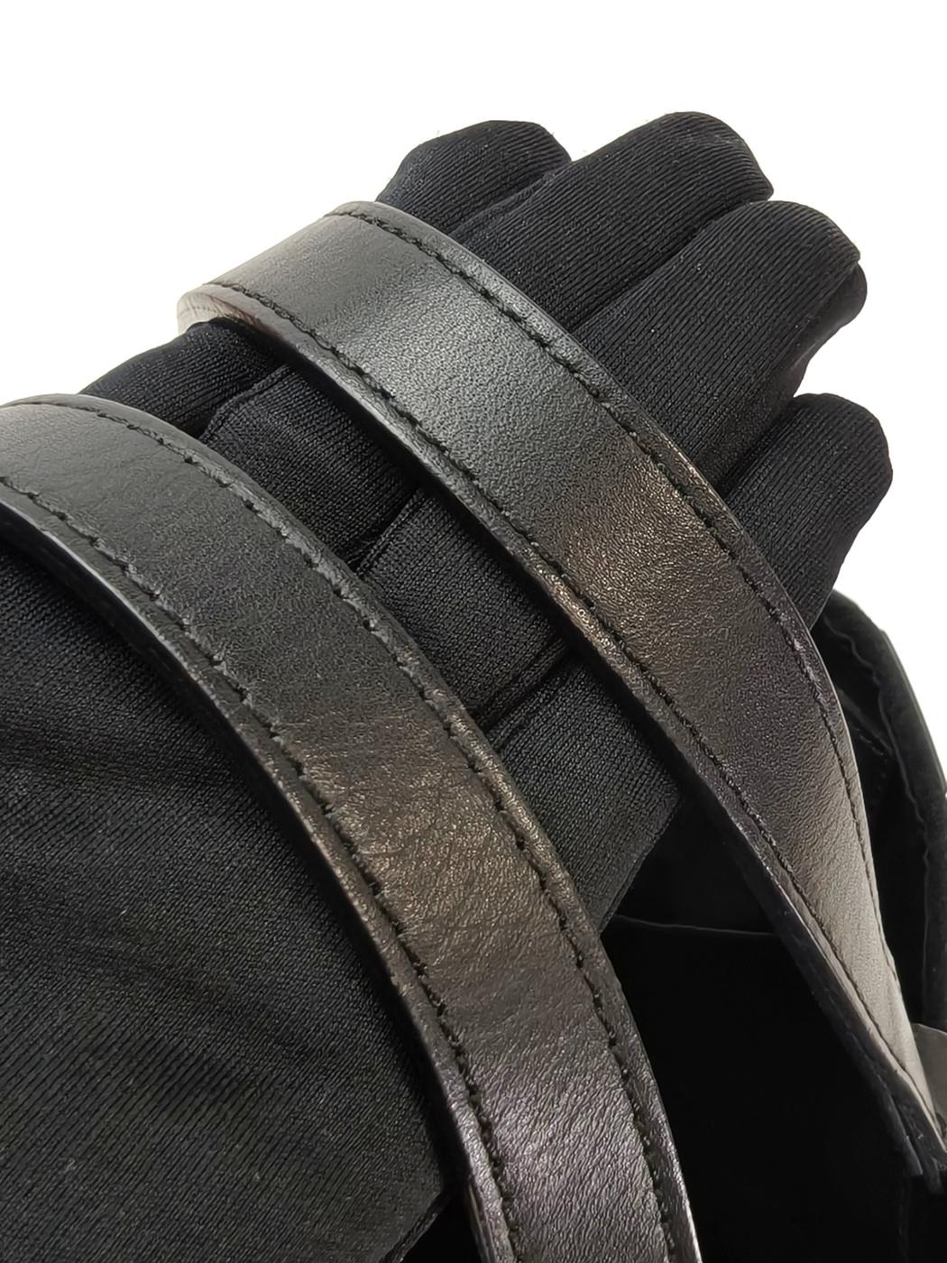 宝宝 ISSEY MIYAKE 水晶光泽两用手提包/单肩包，黑色。参考编号：10432。