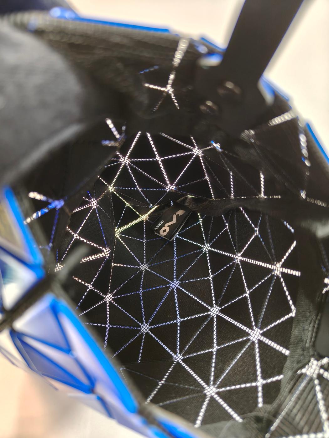 BAOBAO ISSEY MIYAKE 三宅一生 BAOBAO 手提包 迷你包 蓝色 管理编号：10761