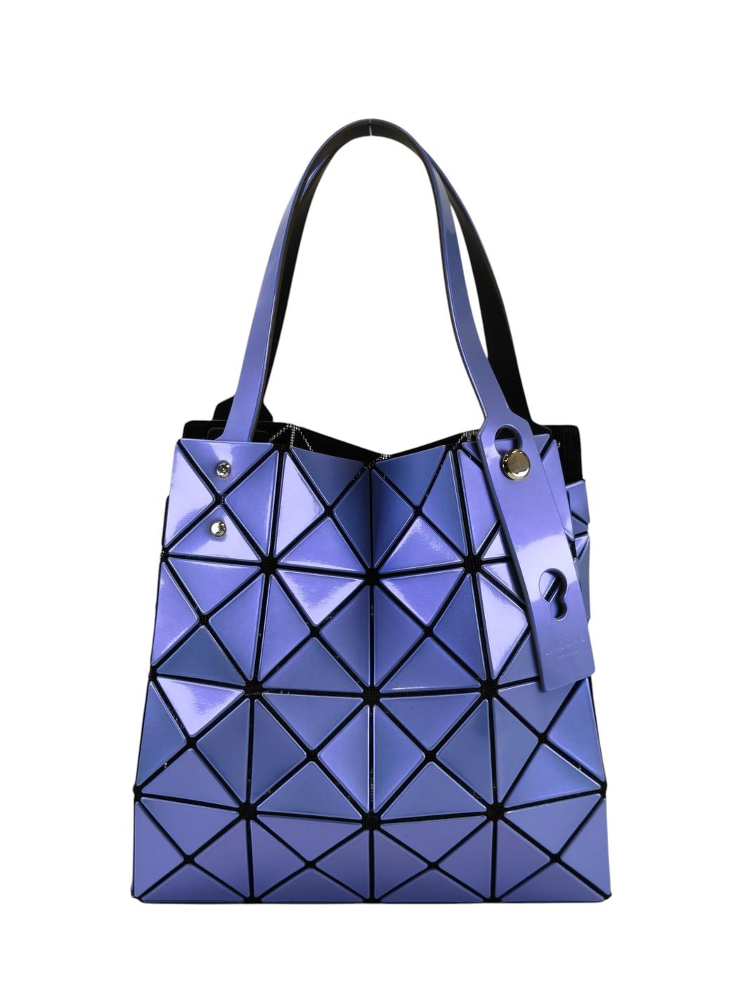 BAOBAO ISSEY MIYAKE バオバオ ハンドバッグ パープル 管理番号：11393