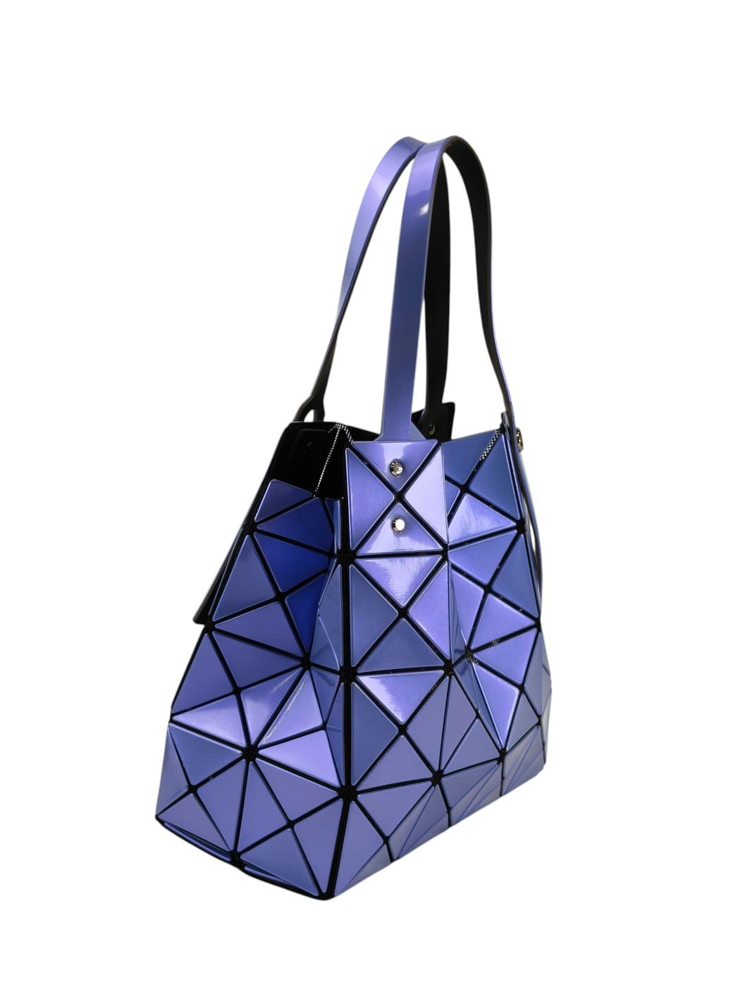 BAOBAO ISSEY MIYAKE バオバオ ハンドバッグ パープル 管理番号：11393