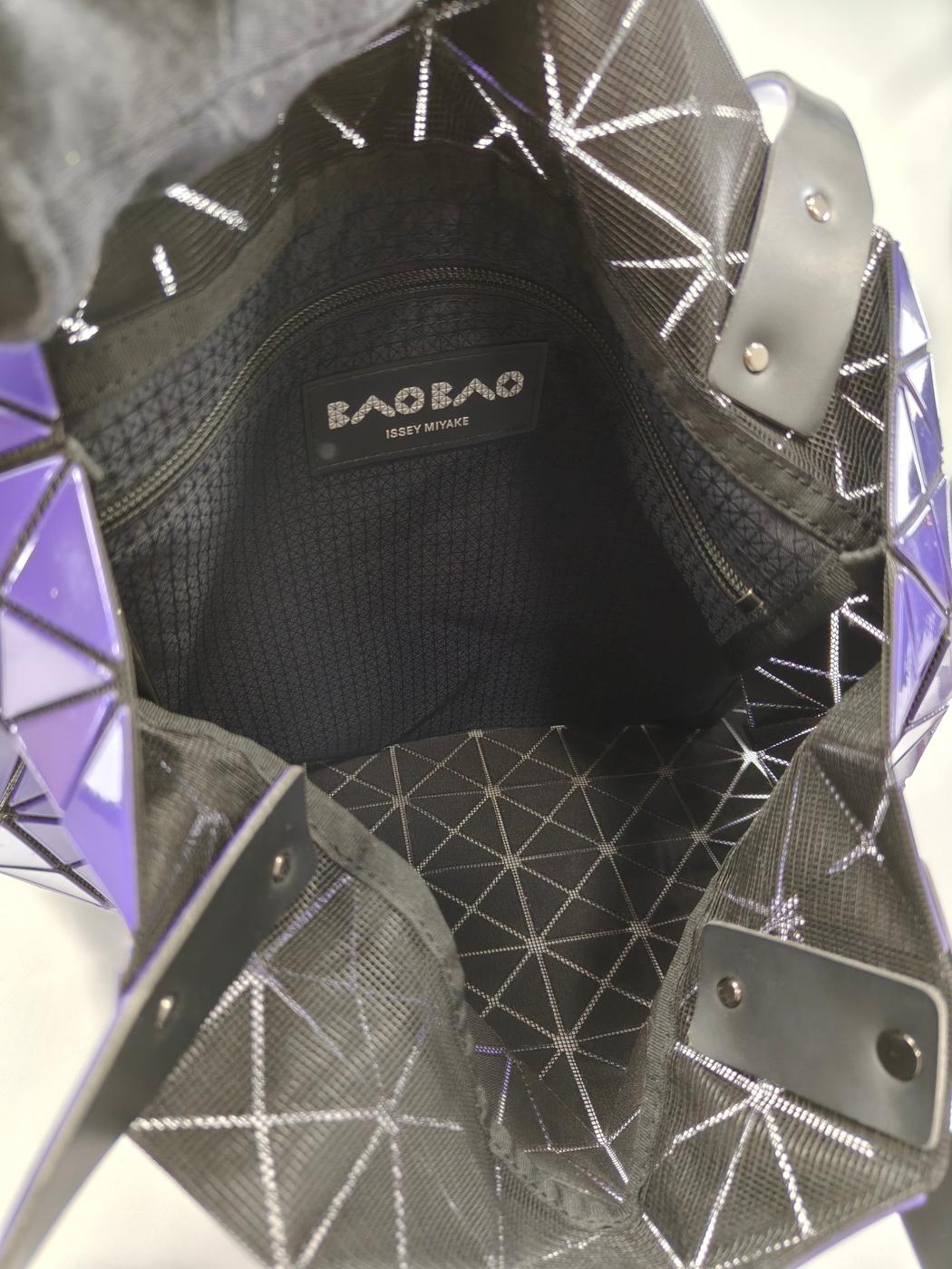 BAOBAO ISSEY MIYAKE バオバオ トートバッグ パープル 管理番号：11475