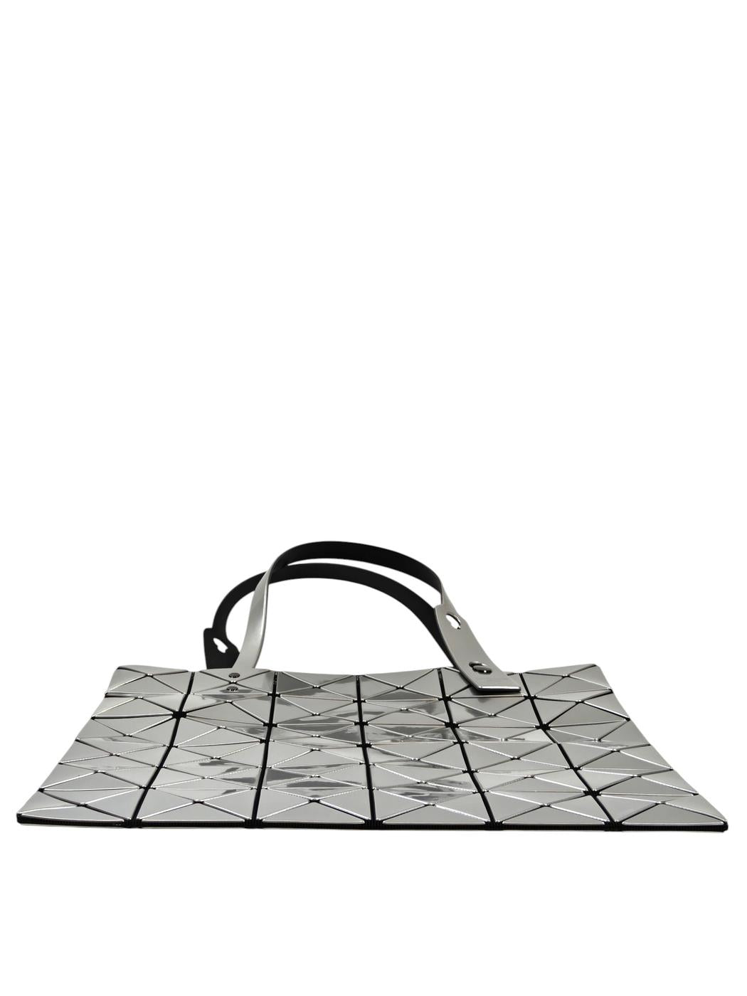 BAOBAO ISSEY MIYAKE バオバオ トートバッグ シルバー 管理番号：11527