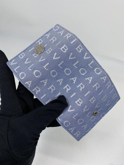 BVLGARI ブルガリ 6連キーケース キャンバス生地 管理番号：6837★