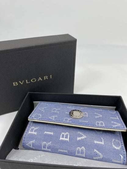 BVLGARI ブルガリ 6連キーケース キャンバス生地 管理番号：6837★