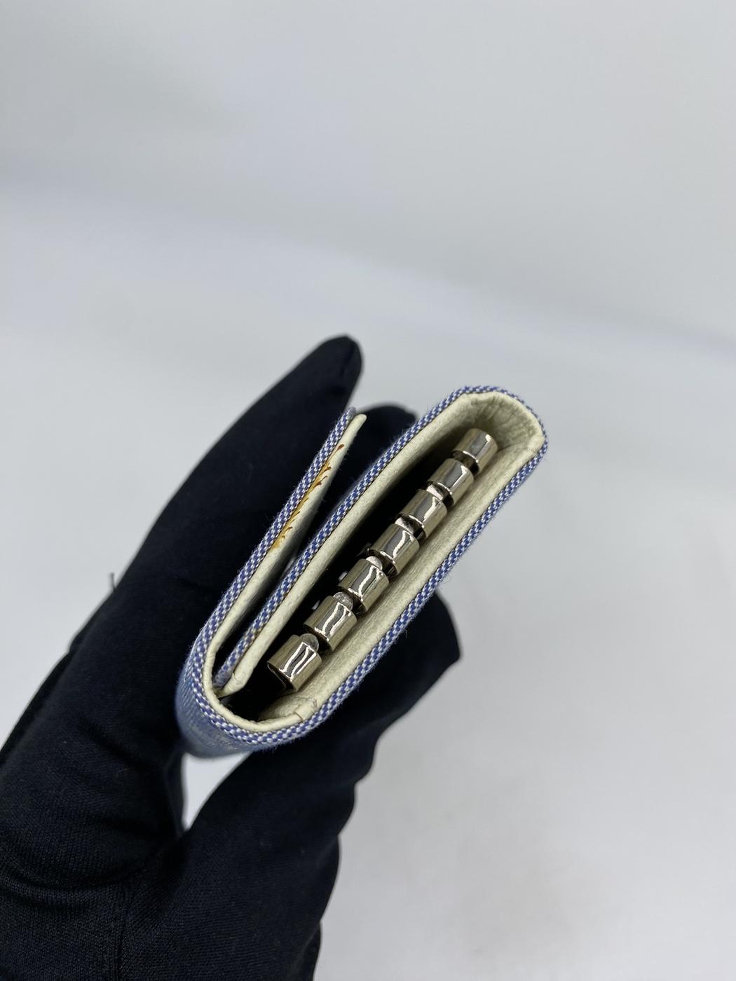 BVLGARI ブルガリ 6連キーケース キャンバス生地 管理番号：6837★