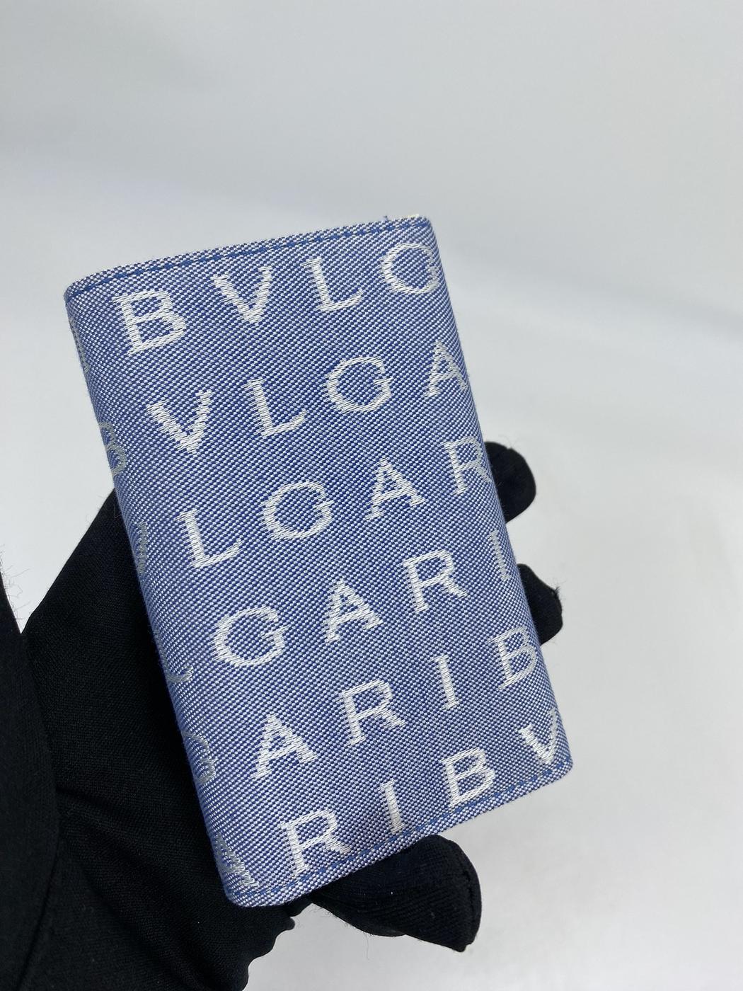 BVLGARI ブルガリ 6連キーケース キャンバス生地 管理番号：6837★