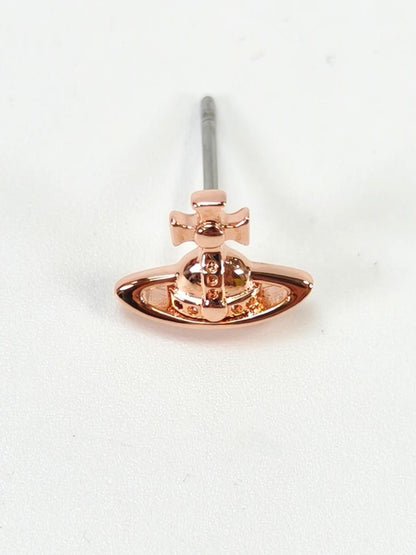 Vivienne Westwood 玫瑰金球形耳环，货号：10452