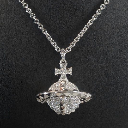 Vivienne Westwood Mayfair Large Orb Necklace Silver Model Number: 10792