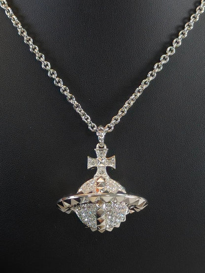 Vivienne Westwood Mayfair Large Orb Necklace Silver Model Number: 10792