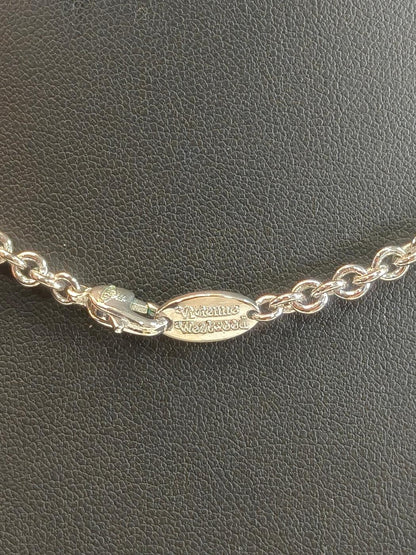 Vivienne Westwood Mayfair Large Orb Necklace Silver Model Number: 10792