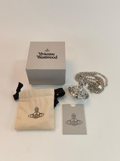 Vivienne Westwood Mayfair Large Orb Necklace Silver Model Number: 10792