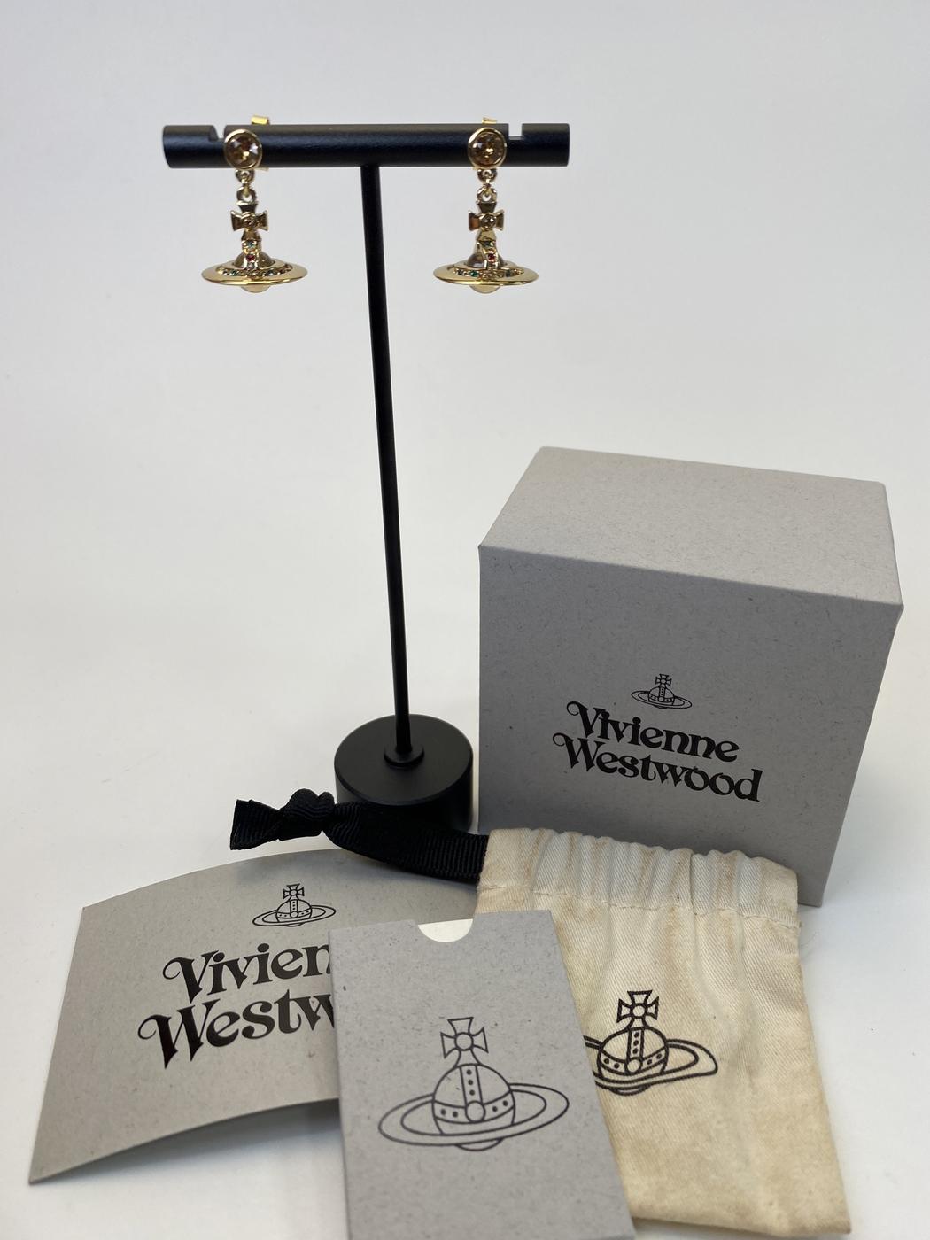 Vivienne Westwood ヴィヴィアン オーブ ピアス ゴールド 管理番号：10815