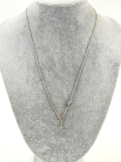 Vivienne Westwood ヴィヴィアン MAN AZUL パール ネックレス シルバー 管理番号：10924