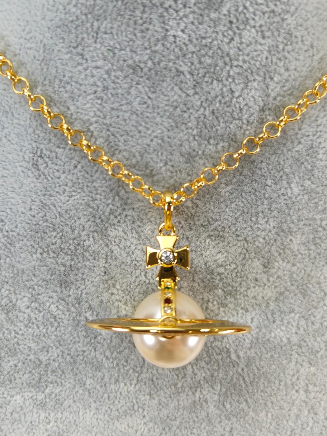 Vivienne Westwood ヴィヴィアン スモールオーブ ネックレス ゴールド 管理番号：11016