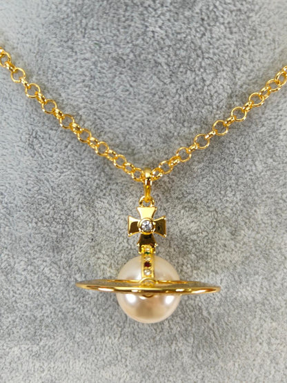 Vivienne Westwood ヴィヴィアン スモールオーブ ネックレス ゴールド 管理番号：11016