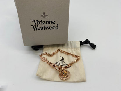 Vivienne Westwood ヴィヴィアンウエストウッド ブレスレット ペッティ プチオーブ バングル レディース ピンクゴールド 管理番号：8582