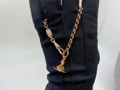 Vivienne Westwood ヴィヴィアンウエストウッド ブレスレット ペッティ プチオーブ バングル レディース ピンクゴールド 管理番号：8582