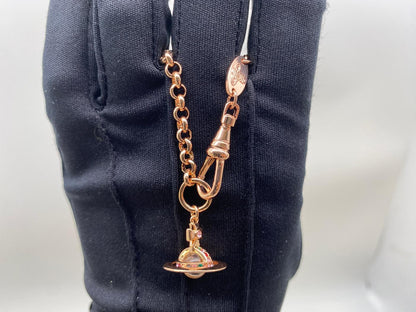 Vivienne Westwood ヴィヴィアンウエストウッド ブレスレット ペッティ プチオーブ バングル レディース ピンクゴールド 管理番号：8582