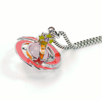 Vivienne Westwood 球形项链，粉色，参考编号：9714