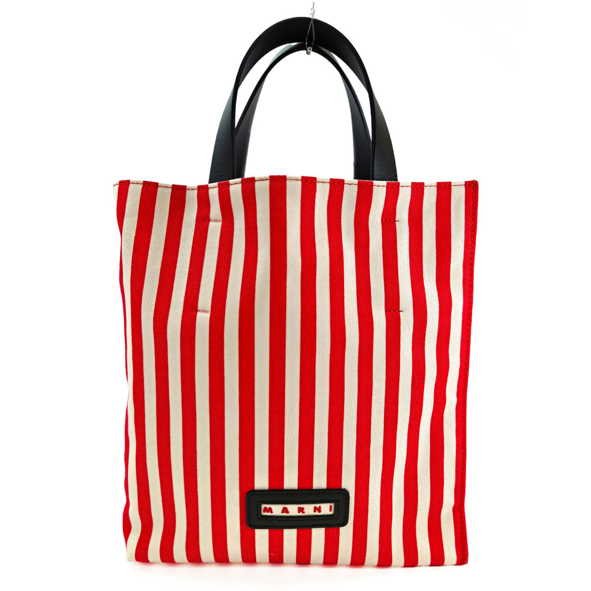 MARNI Museo 2-Way Tote Bag Shoulder Bag Stripe Red Model number: 11163