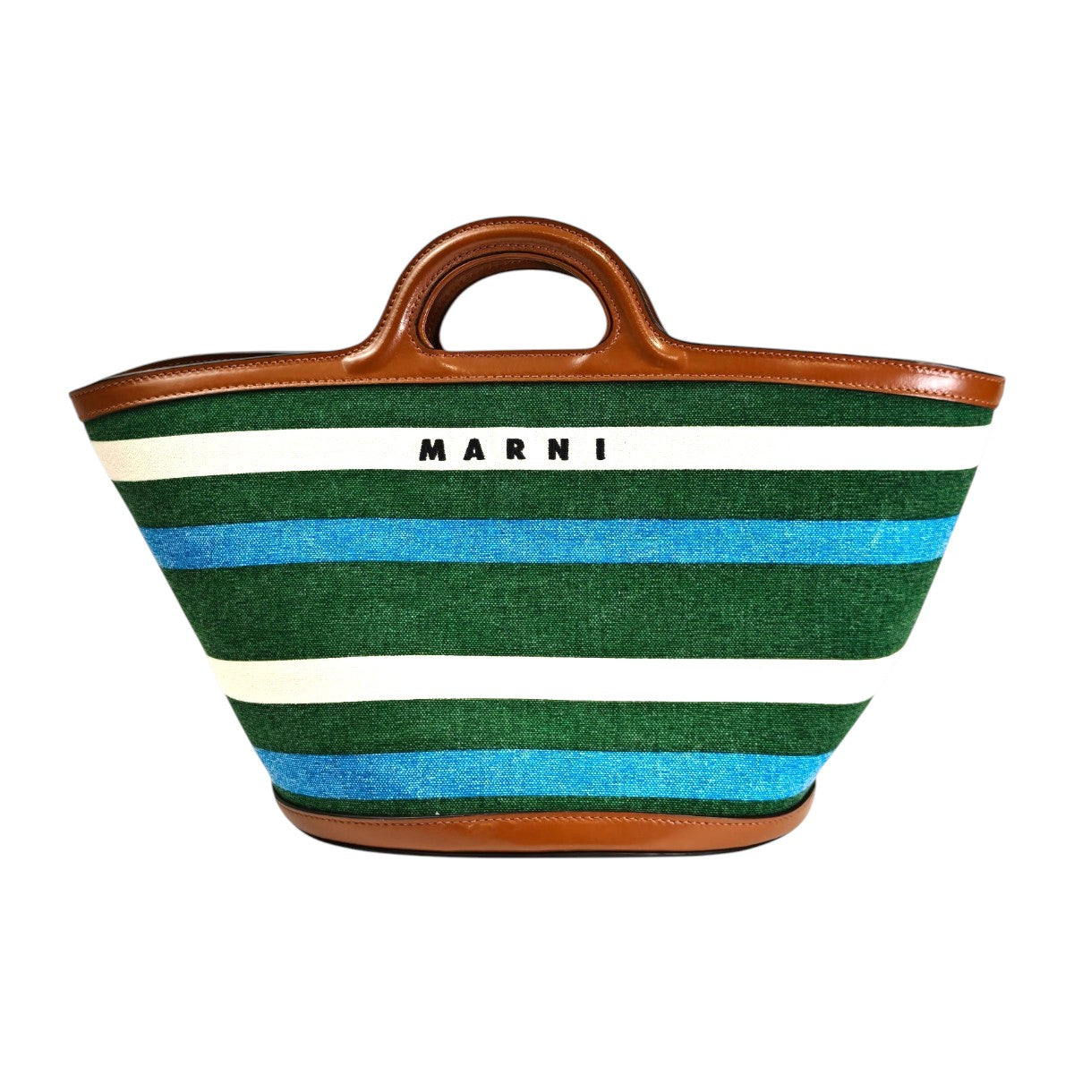 MARNI Marni Tropicalia 2WAY 编织包 绿色系多色 货号：11419
