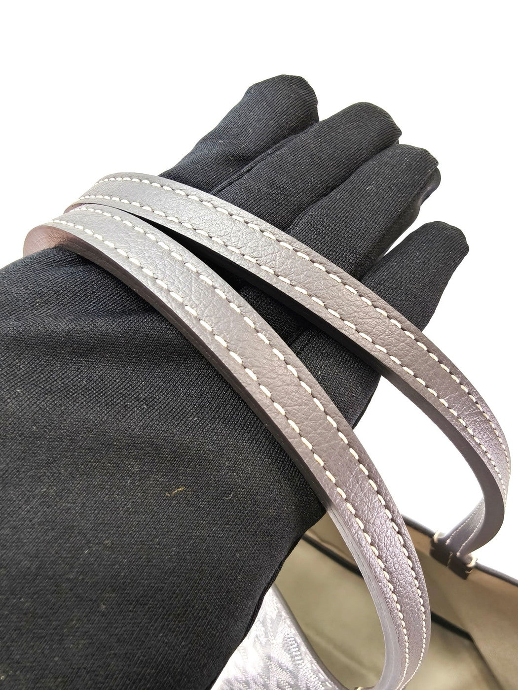 【未使用】GOYARD ゴヤール サンルイ PM トートバッグ グレー 管理番号：10415