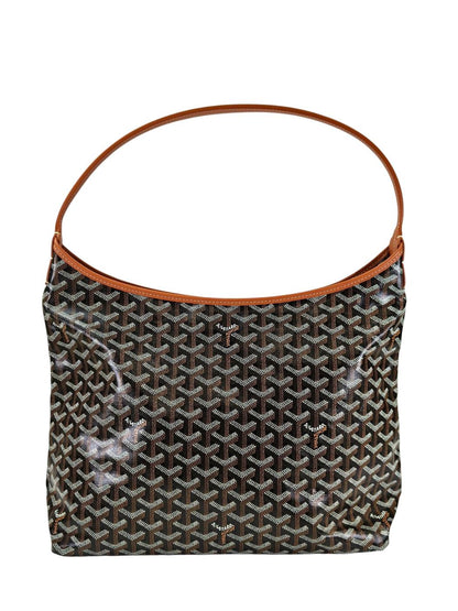 GOYARD ゴヤール ボエムホーボー ショルダーバッグ ブラック×ブラウン 管理番号：11358