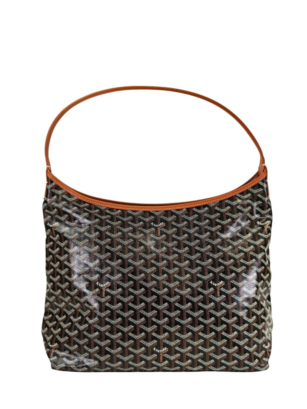 GOYARD ゴヤール ボエムホーボー ショルダーバッグ ブラック×ブラウン 管理番号：11358