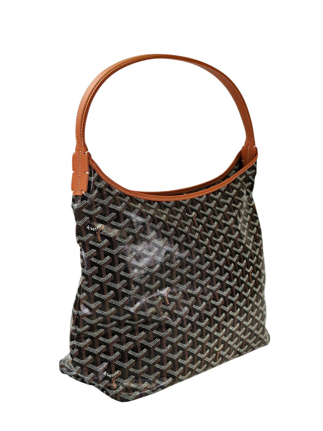 GOYARD ゴヤール ボエムホーボー ショルダーバッグ ブラック×ブラウン 管理番号：11358