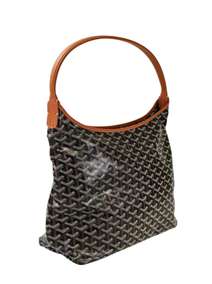GOYARD ゴヤール ボエムホーボー ショルダーバッグ ブラック×ブラウン 管理番号：11358